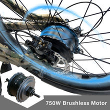 Load image into Gallery viewer, Vtuvia SN100 750W Fat-Tire Electric Mountain Bike Brushless Motor