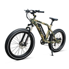 Load image into Gallery viewer, Vtuvia SN100 750W Fat-Tire Electric Mountain Bike - Camouflage Green